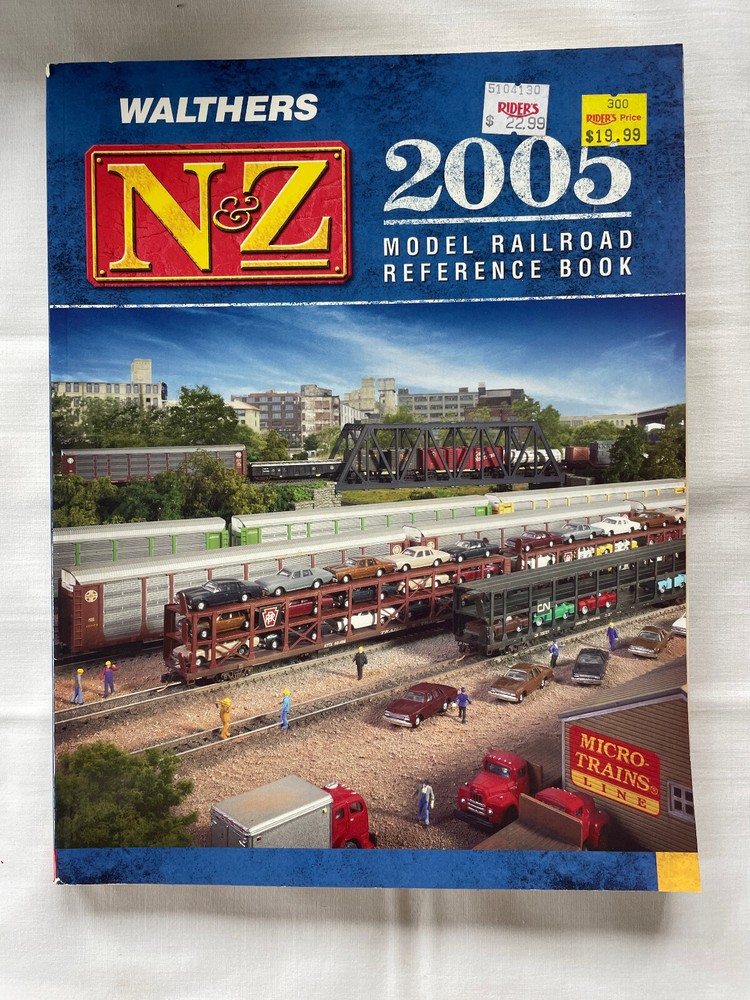 Walthers 2005 N & Z Scale Catalog, Model Railroad Reference Book, PB