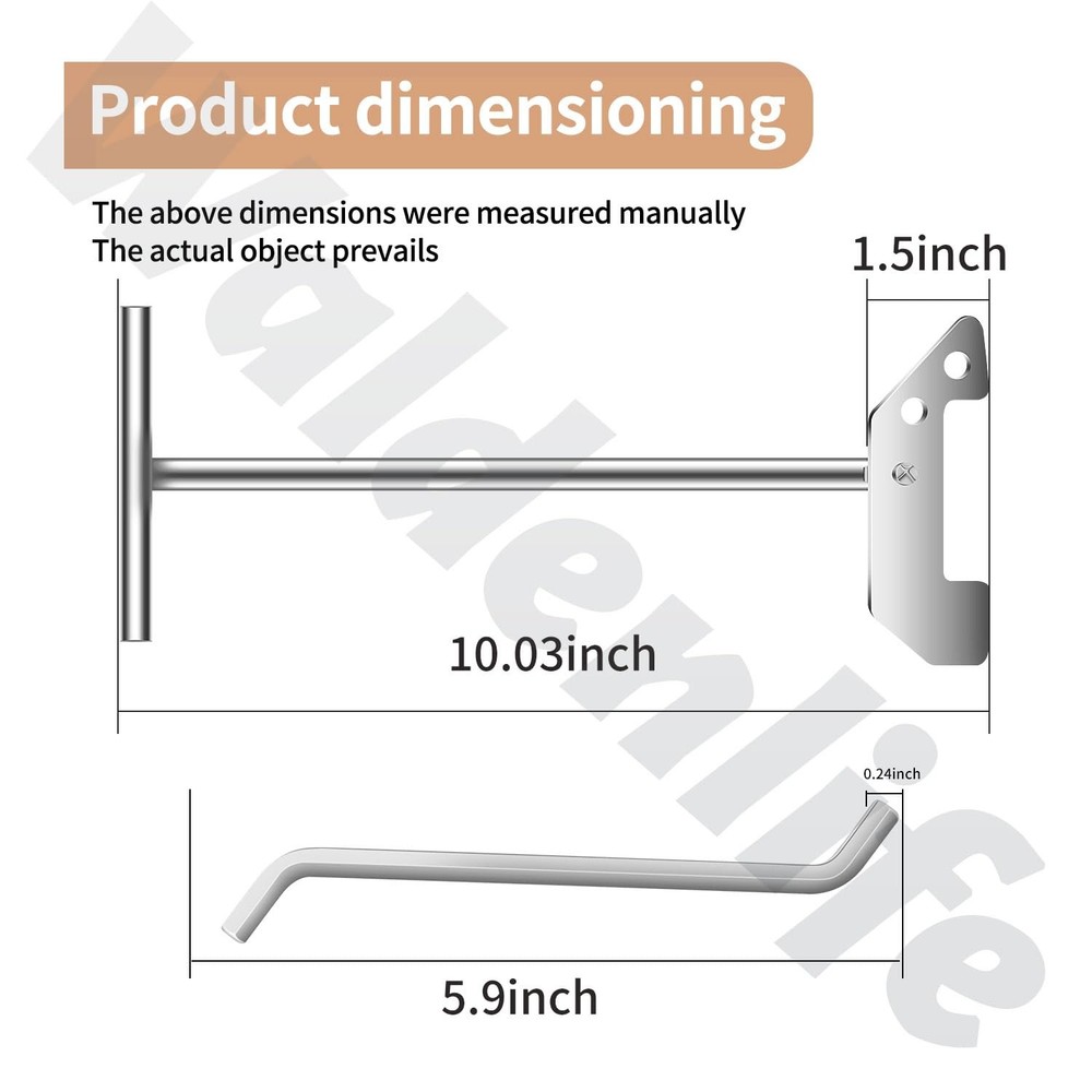 Garbage Disposer Unjamming Wrench & Disposal Tool, for Silver