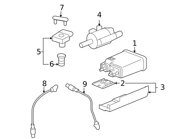 Genuine GM Heated Oxygen Sensor 12583804