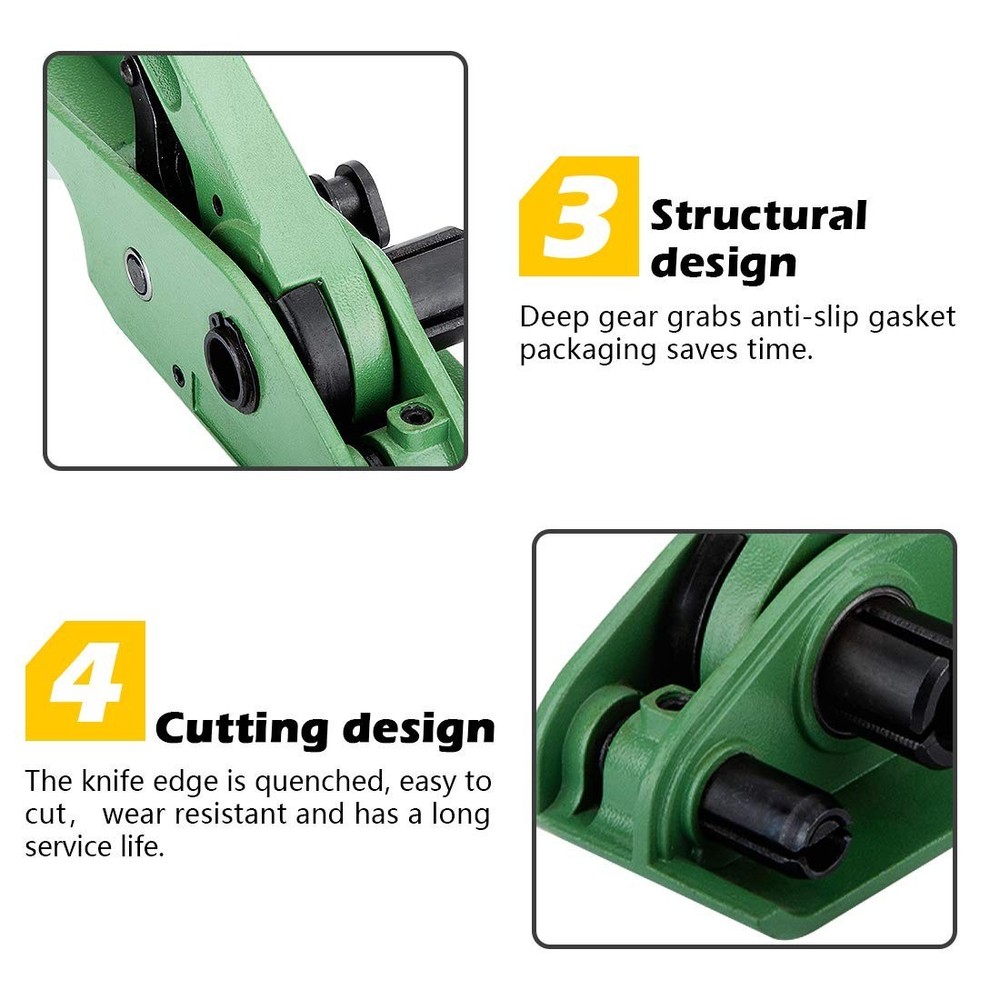 Efficient Manual Banding Tools: Strapping Tensioner & Cutter for Cargo Security