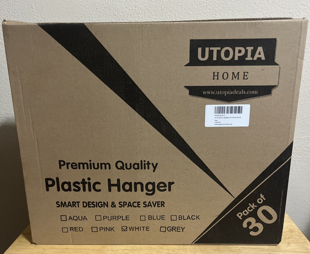 Utopia Home Plastic Hangers