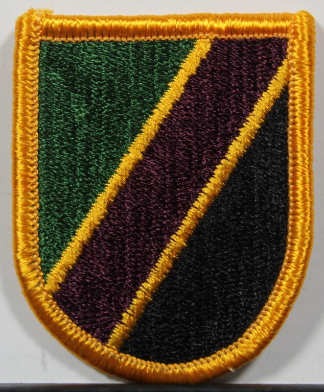 US Army Special Operations Support Command Flash Patch Insignia Obsolete