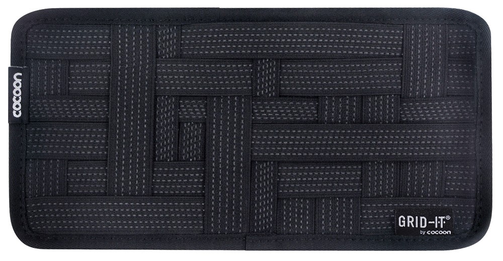 GRID-IT!® Organizer Small 10.25"x5.125" CPG5BK Rubberized System for Gadgets