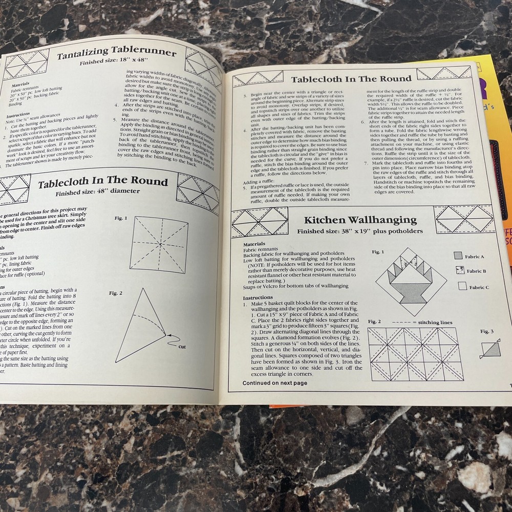 Quick Quilting Basics / Art Quilts for Kids Refrigeratr Blocks Patterns Projects