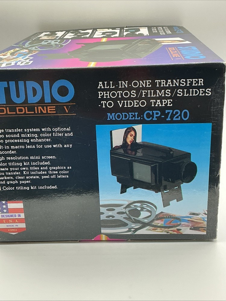 VINTAGE VIDEO TRANSFER SYSTEM STUDIO V GOLDLINE MODEL CP-720 Unit Only
