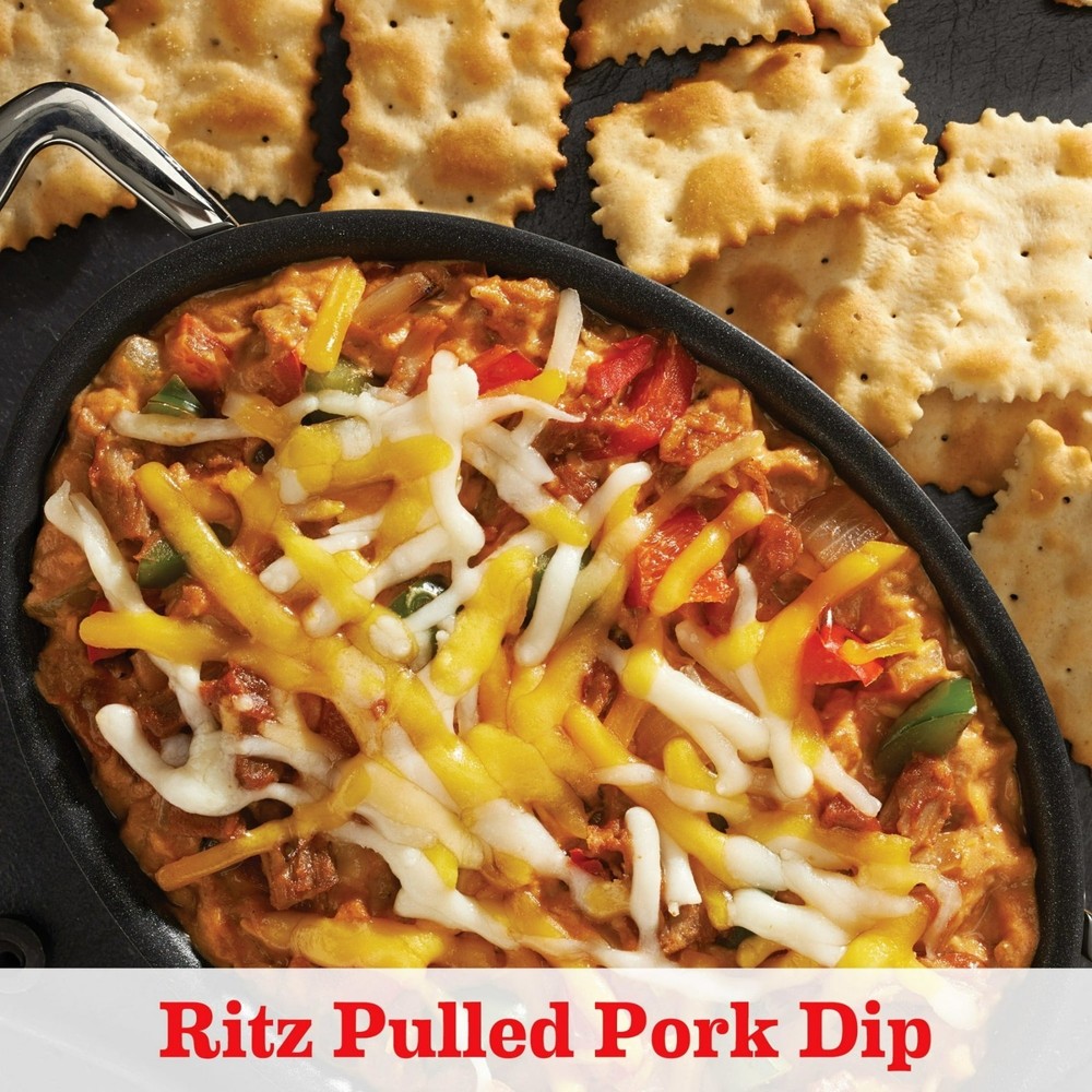 RITZ Toasted Chips Original Crackers, Party Snacks, 8.1 oz