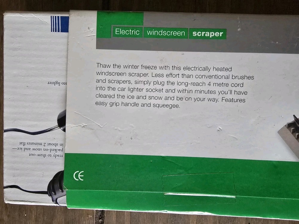 Electric Windshield Scraper Ice Scraper Snow Remover Tool.Perfect Solutions.New.