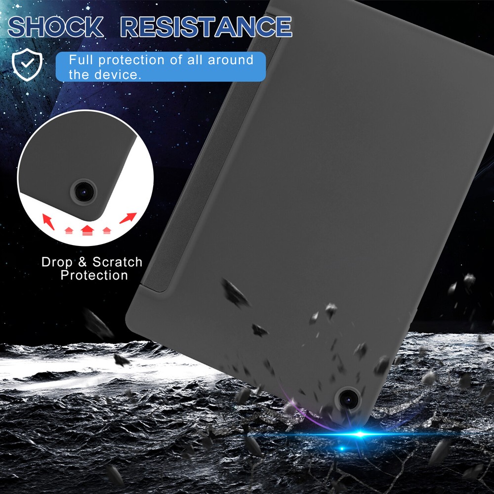 Case for Samsung Galaxy Tab A9+ 11" 2023 with Tempered Glass Screen Protector