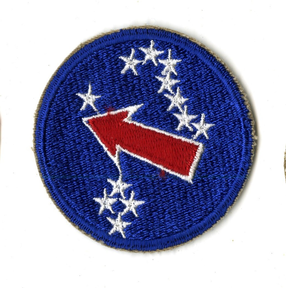 US Army Pacific Ocean Areas White Back Patch WWII Vintage