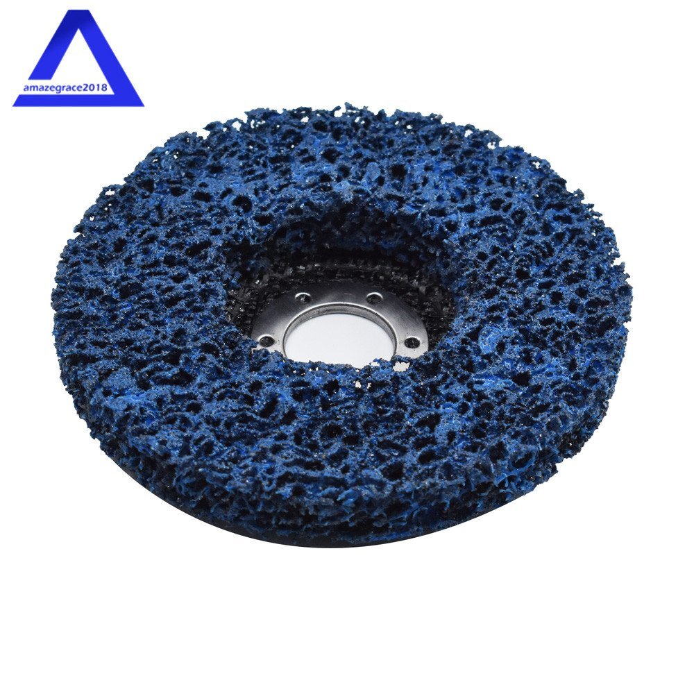 10 Pack 4.5''x7/8" Poly Strip Disc Wheel Paint Rust Removal Clean Angle Grinder