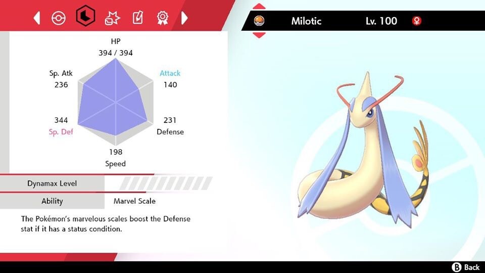 Pokemon Sword Shield Shiny Perfect IV/EV Milotic (Fast)