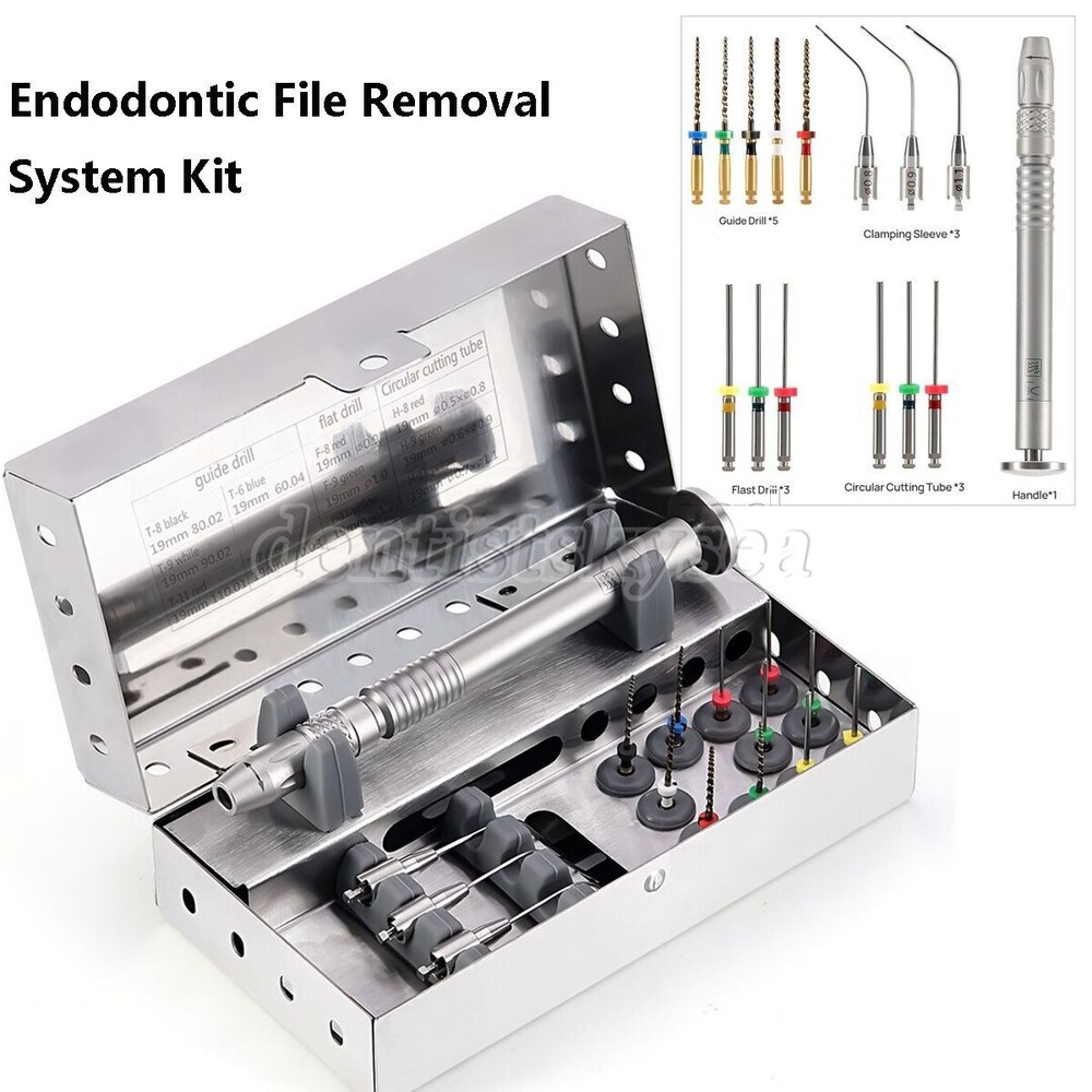 Dental Endo Root Canal Files Extractor Endodontic Broken File Removal System Kit