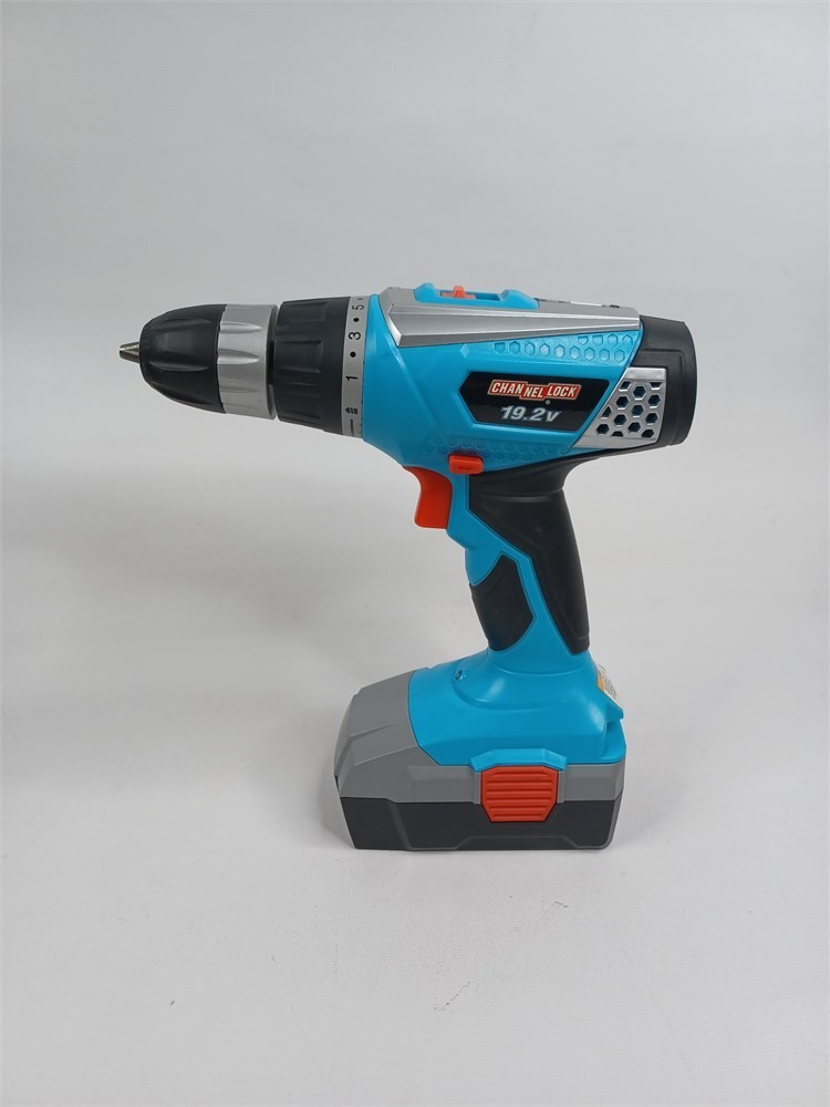 Channel Lock 19.2v Drill Driver Clean DRILL, BATTERY, Charger & Box.