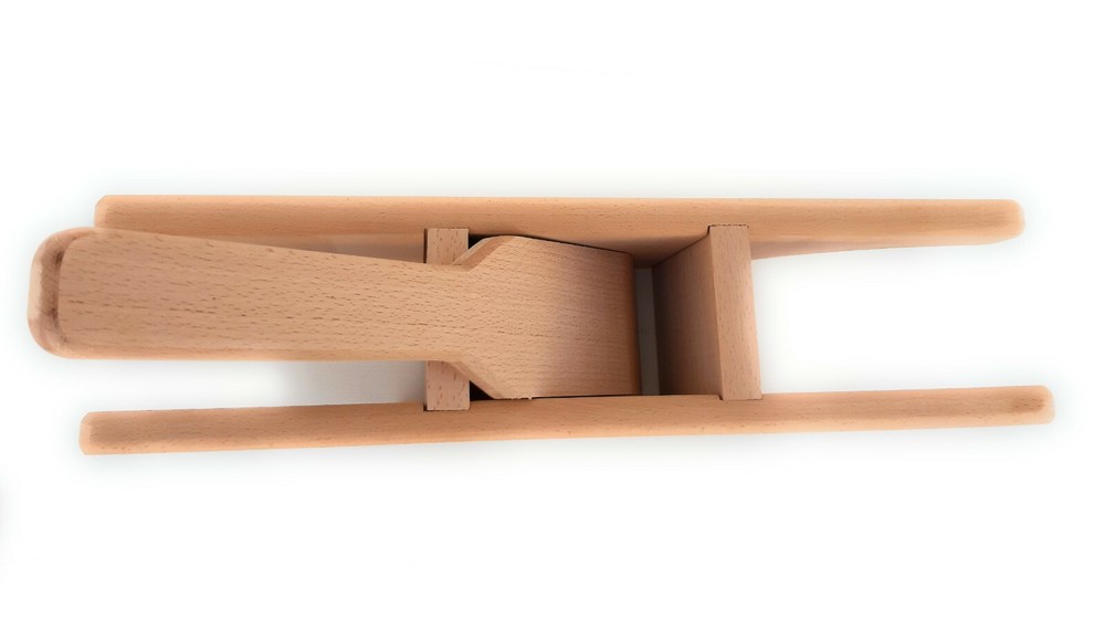 Handcrafted Beech Wood Olive Crusher