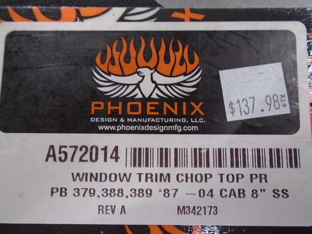 Phoenix 8" Stainless Steel Window Chops Pair a572014