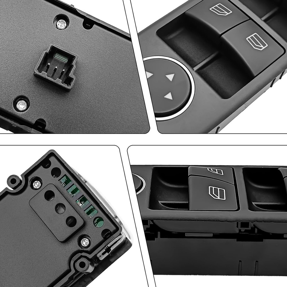 Master Power Window Switch Button Front Driver Side Compatible with Benz C230 20