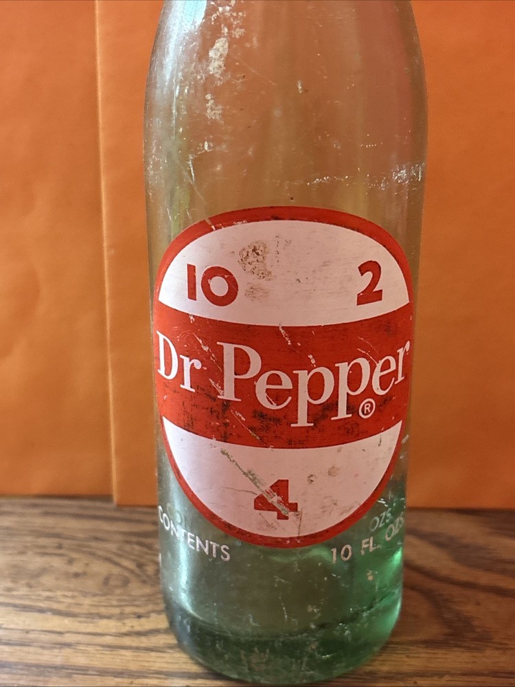 Vintage Dr Pepper Bottle 10 2 4