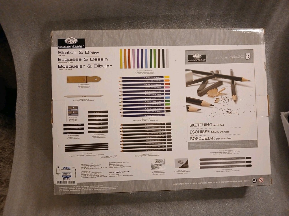Royal Langnickel Essentials 56 piece set