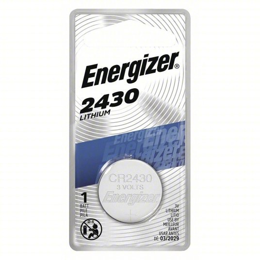 10 Energizer CR2430 3 Volt Lithium Button Cell Batteries