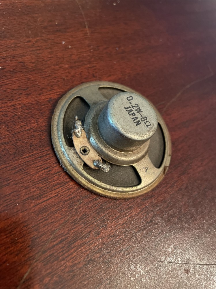 Vintage Zenith  Speaker 2"miniature BOX