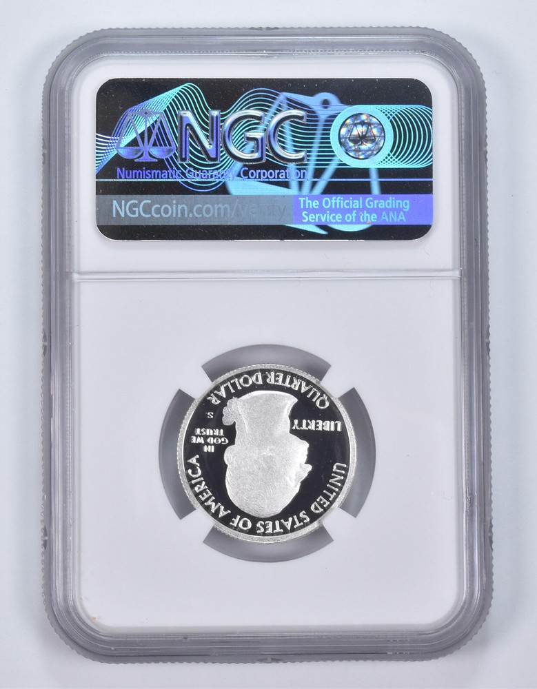 2013-S Silver PF70 ANT Mount Rushmore Quarter Limited Edition NGC