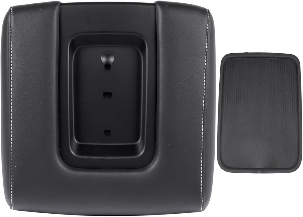 Middle Seat Black Console Armrest Lid Replacement for Chevy Silverado 1500 2500