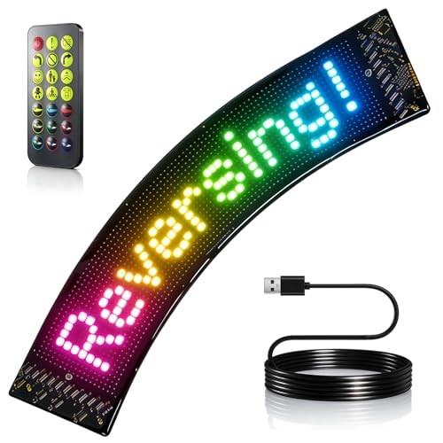 Fan-Shaped Flexible LED Lights, Programmable APP & Remote Control LED Panel