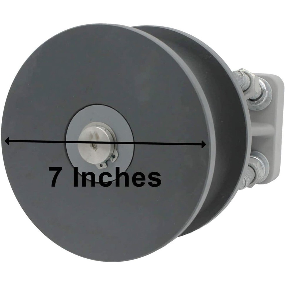 3" Round Post x 2 1/2" Round Gate Frame Nylon Cantilever Roller For Sliding Gate