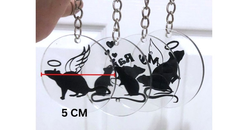Delightful Rat Keychains