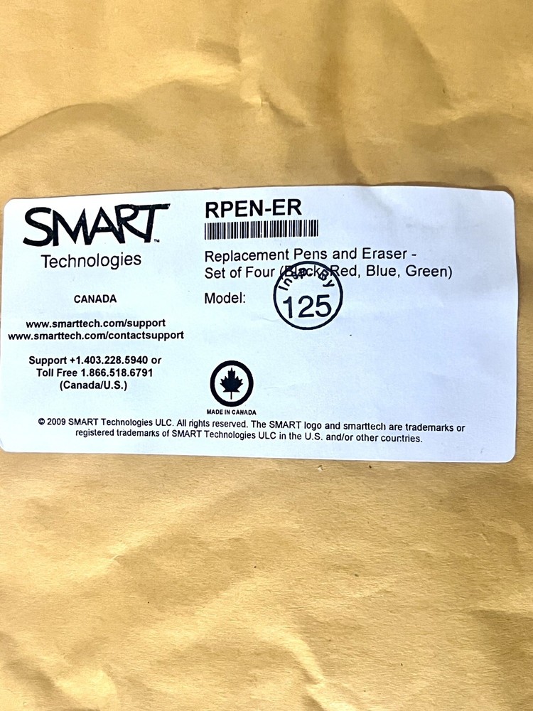 Smart Technologies RPEN-ER Replacement pens and eraser set