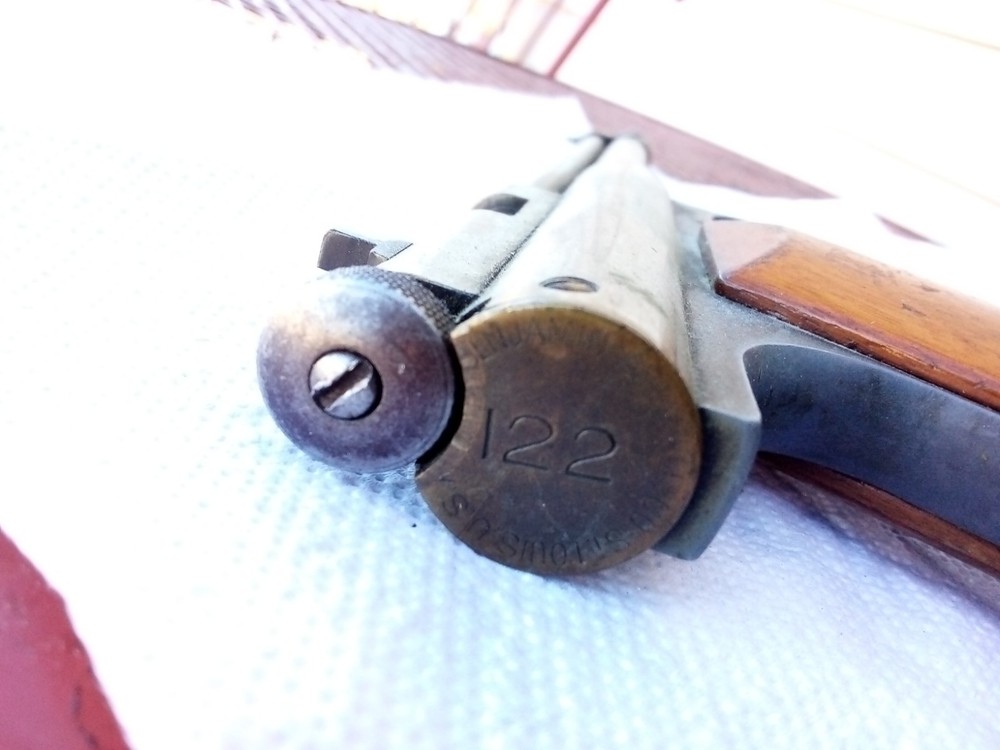 Benjamin Franklin 122 Front Pumping .22 Air Pistol