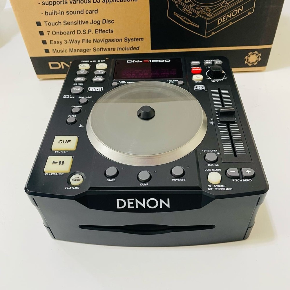 DENON DN-S1200 DJ CD USB Media Player Controller Tested with Box Japan
