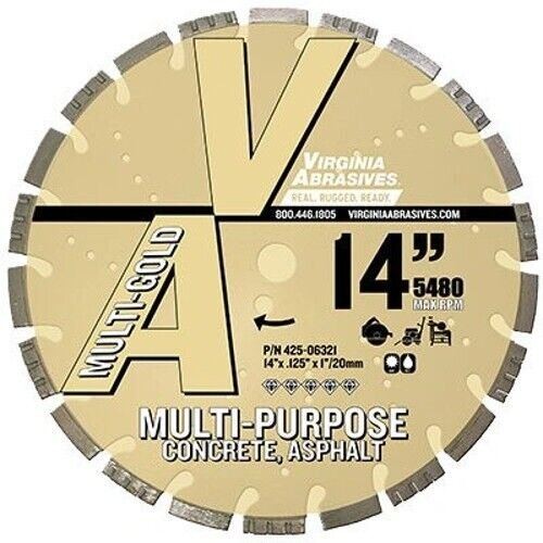 14" Multi-Gold Multi-Purpose High Performance Diamond Blade