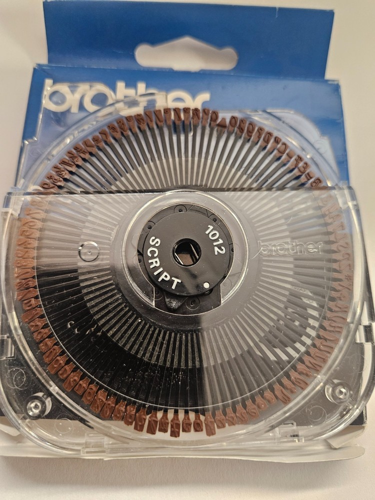 BROTHER Cassette Daisy Wheel English Script 1012 405
