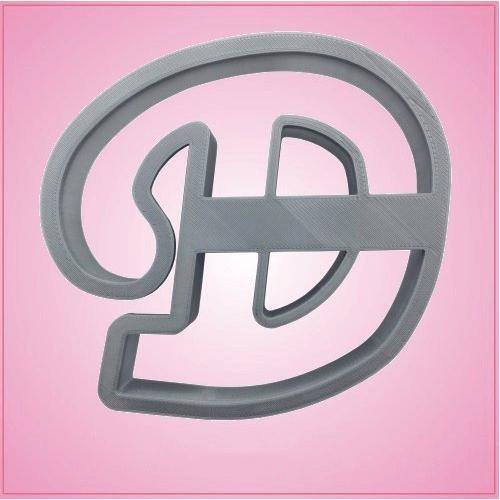 Cursive Letter D Cookie Cutter