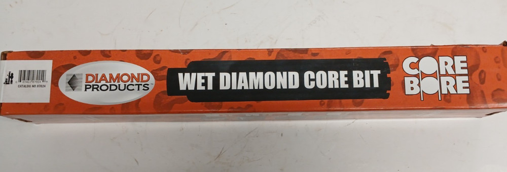 DIAMOND 07024 1-1/4 PREMIUM BLACK DIAMOND WET CORE BIT