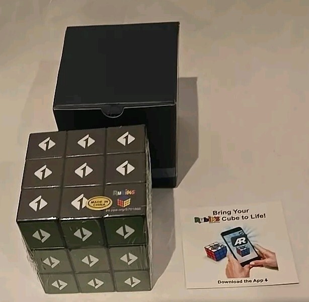 New First Tech Credit Union Rubik’s Cube 3X3 with Augmented Reality Sealed V1