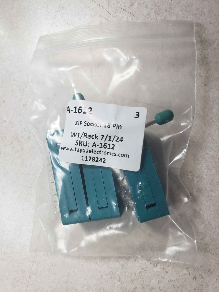 Assorted ZIF Sockets