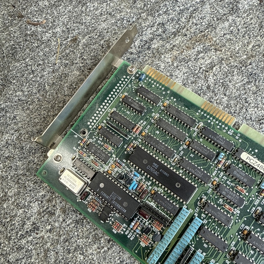 Vintage 1980s Data Tech Corp MFM Hard Drive Controller Card NCR