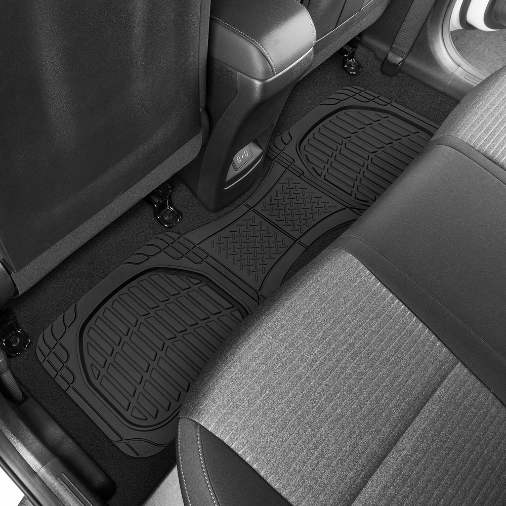 3-Piece Deep Dish Rubber Floor Mat - Made for Chevy