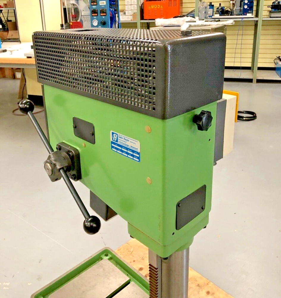 SOLID (ACIERA) TB-16 DRILL PRESS MADE IN GERMANY 220 VOLTS 3 PHASE