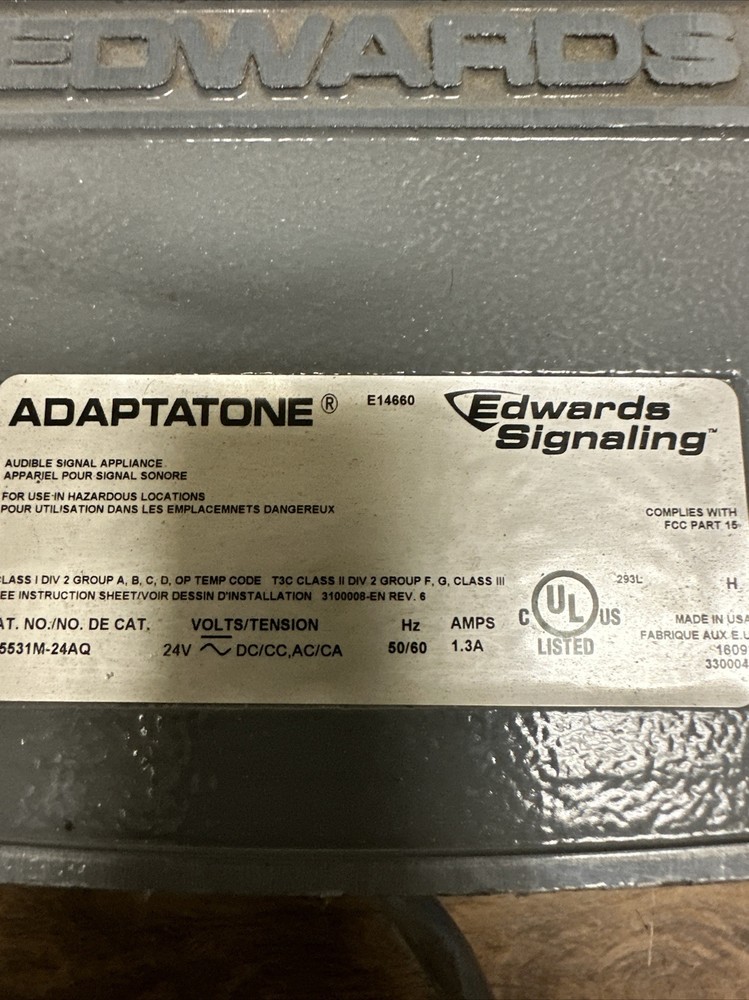 Edwards,5531M-AQ,Hazardous Location Adaptatone
