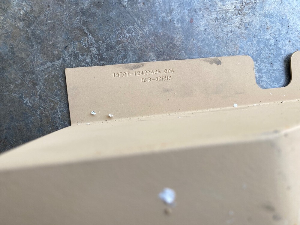 US Military Surplus Kick Panel Cover Assembly for the FMTV's