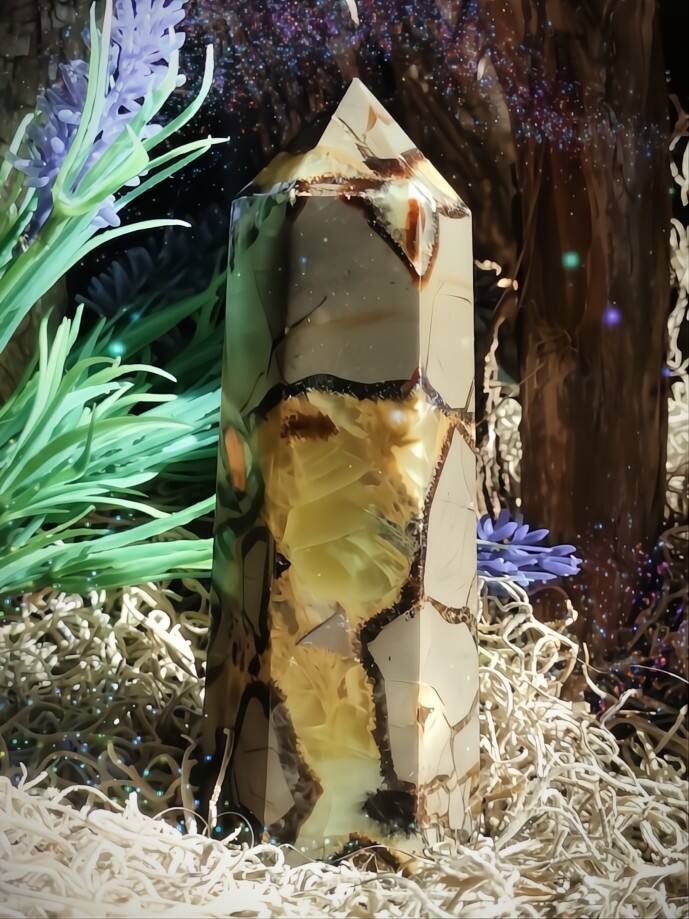 🔮Ancient Earth Core Septarian Energy Pillar🔮