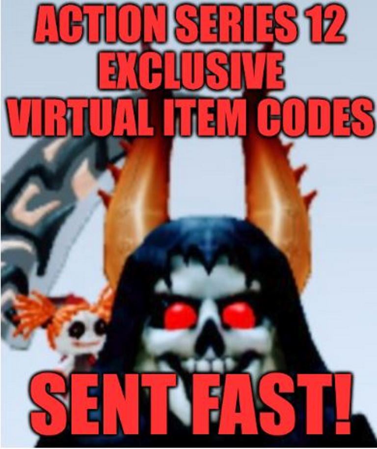 Action Series 12 Exclusive Virtual Item Code Messaged FAST