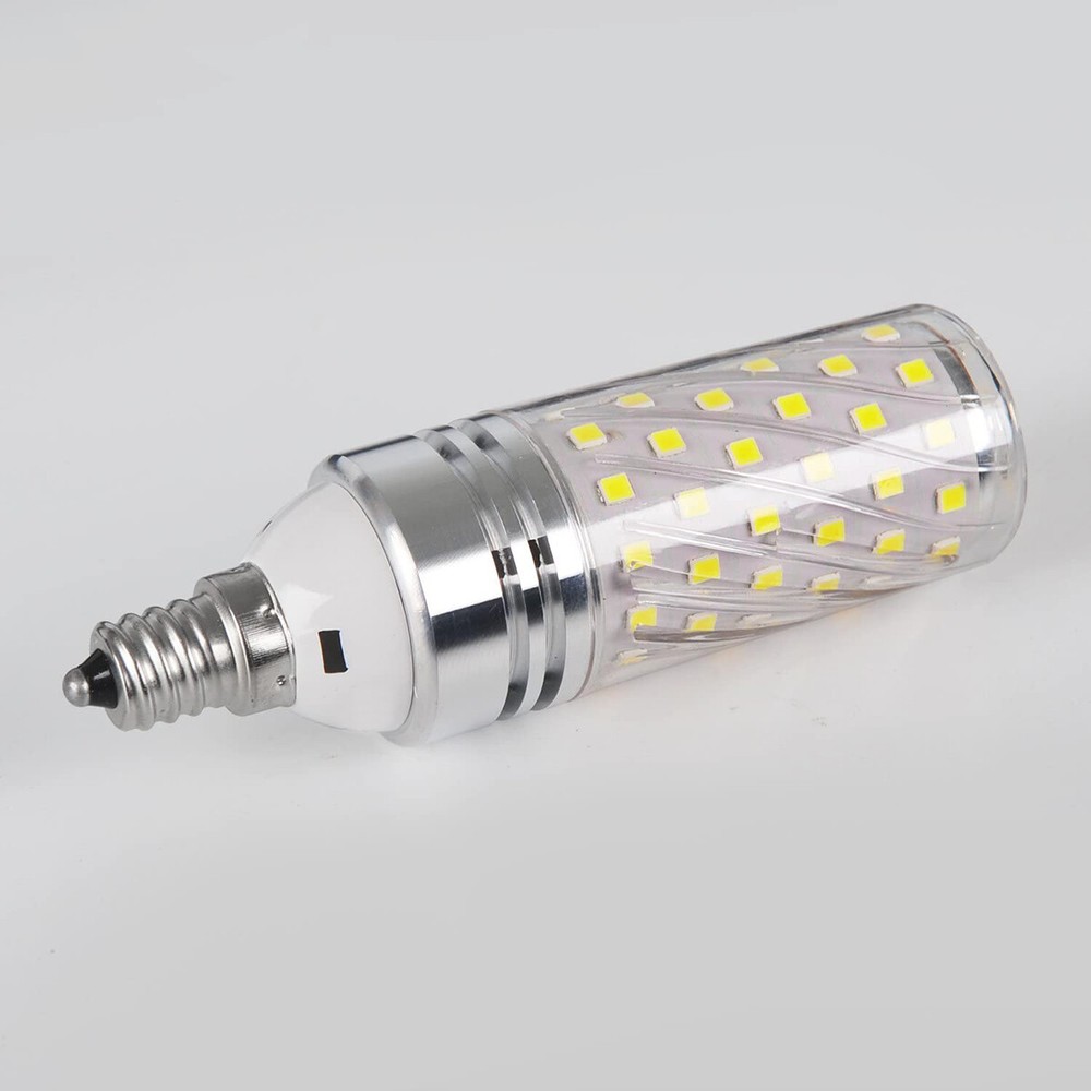 16W E12 LED Corn Bulb Light 6000K Candelabra Ceiling Fan Lamp Daylight White USA