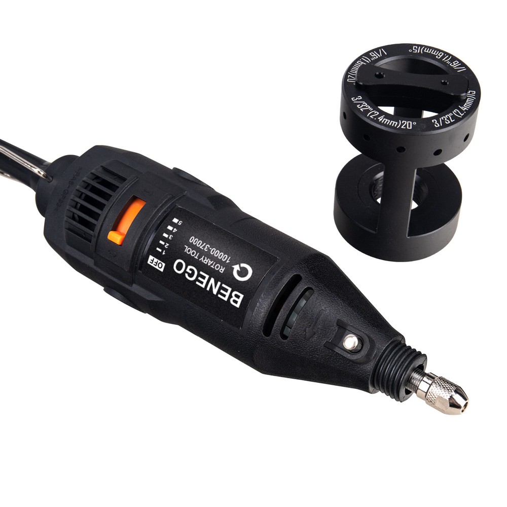 TIG Welding Tungsten Electrode Grinder Sharpener Multi-Angle Tool w/ Rotary Tool