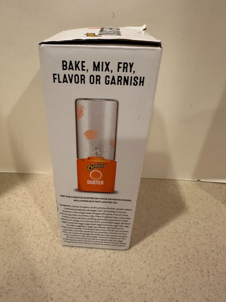 New Cheetos Duster mixer blender