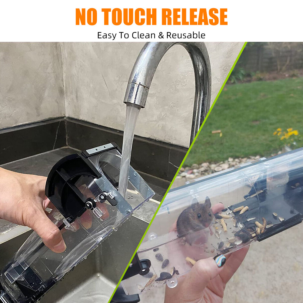 NEW Humane Mouse Traps| Mouse Traps Indoor for Home- Live Catch & Release