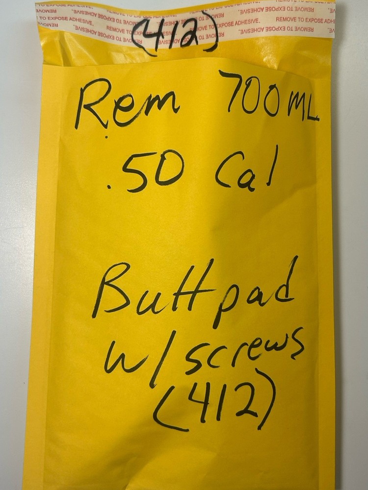 Remington 700ML Inline Muzzleloader Rubber Buttpad With Screws